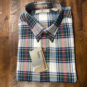 New River Traders 100% Cotton Flannel plaid shirt XL